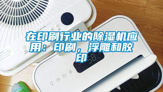 在印刷行業的除濕機應用：印刷，浮雕和膠印