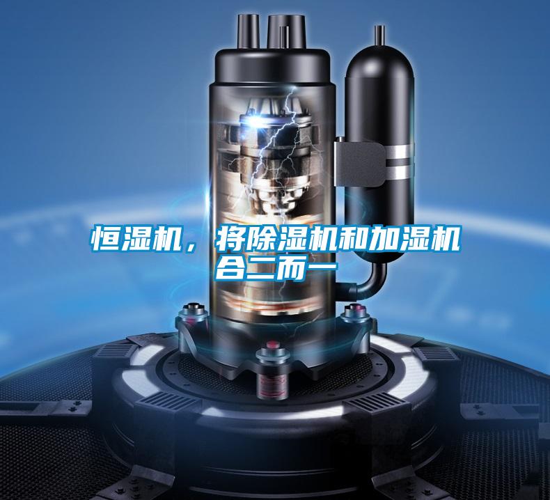 恒濕機，將除濕機和加濕機合二而一