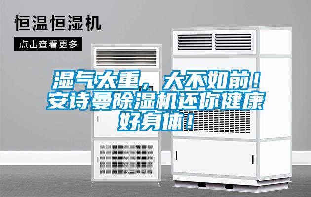 濕氣太重，大不如前！安詩曼除濕機還你健康好身體！