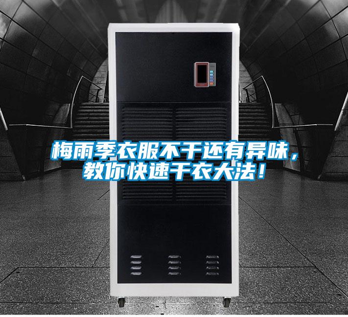 梅雨季衣服不干還有異味，教你快速干衣大法！