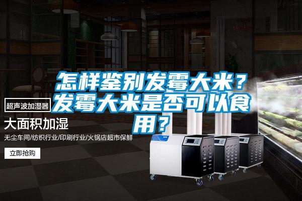怎樣鑒別發霉大米？發霉大米是否可以食用？