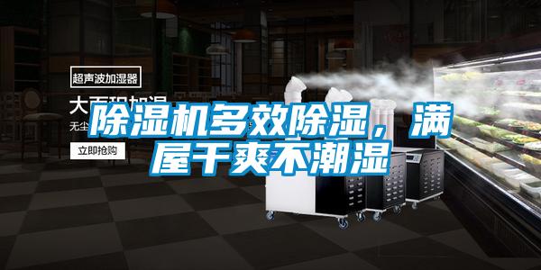 除濕機多效除濕，滿屋干爽不潮濕