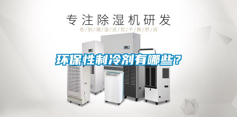 環保性制冷劑有哪些？