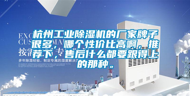 杭州工業(yè)除濕機(jī)的廠家牌子很多，哪個(gè)性價(jià)比高啊，推薦下，售后什么都要跟得上的那種。