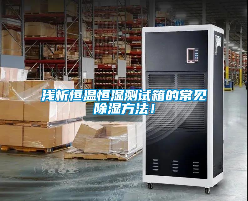 淺析恒溫恒濕測(cè)試箱的常見(jiàn)除濕方法！