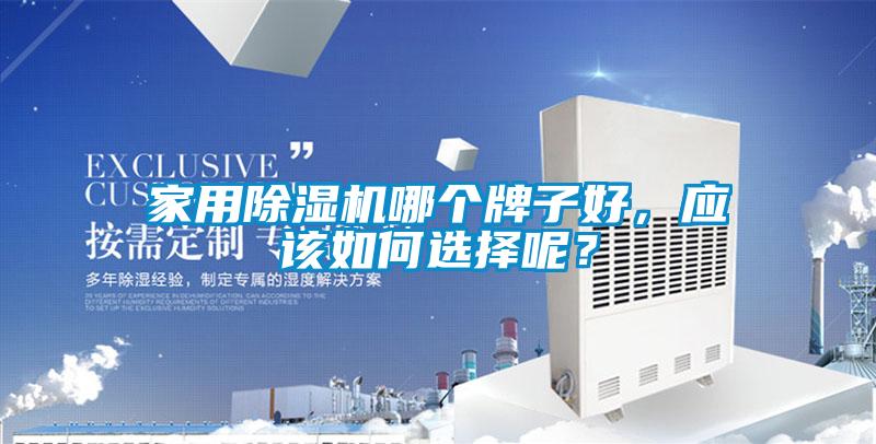 家用除濕機哪個牌子好，應(yīng)該如何選擇呢？