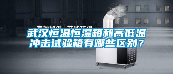 武漢恒溫恒濕箱和高低溫沖擊試驗箱有哪些區別？