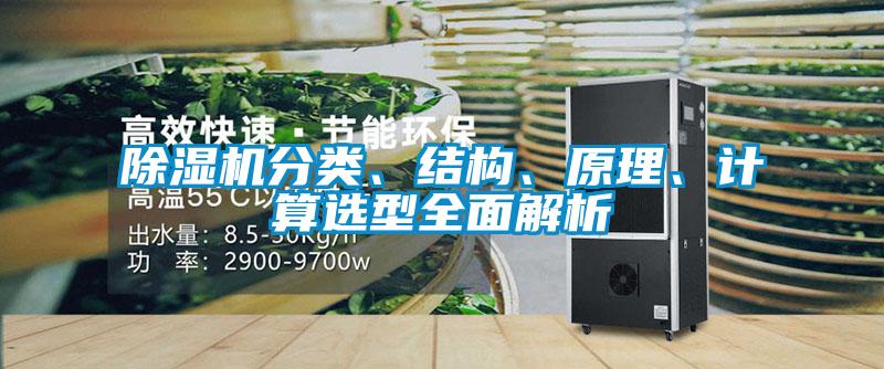 除濕機(jī)分類、結(jié)構(gòu)、原理、計(jì)算選型全面解析