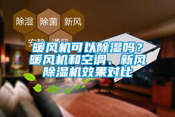 暖風機可以除濕嗎？暖風機和空調、新風除濕機效果對比