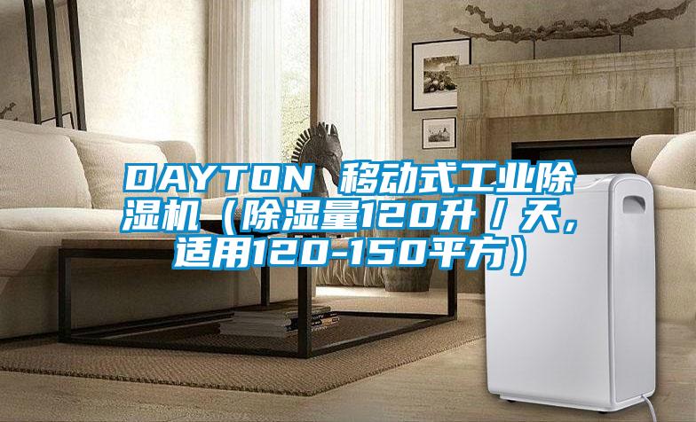 DAYTON 移動(dòng)式工業(yè)除濕機(jī)（除濕量120升／天，適用120-150平方）