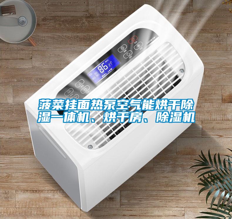 菠菜掛面熱泵空氣能烘干除濕一體機、烘干房、除濕機