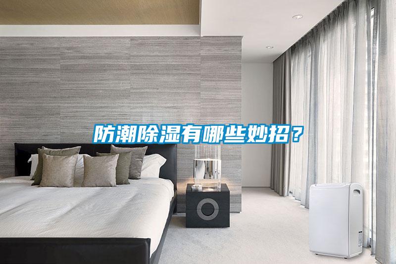 防潮除濕有哪些妙招？