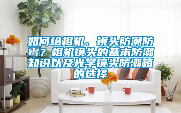 如何給相機、鏡頭防潮防霉？相機鏡頭的基本防潮知識以及光學(xué)鏡頭防潮箱的選擇