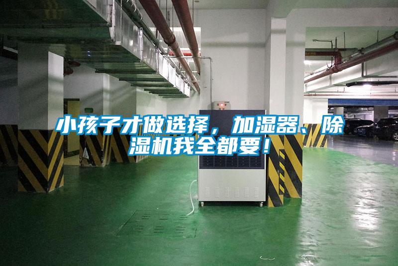 小孩子才做選擇，加濕器、除濕機我全都要！