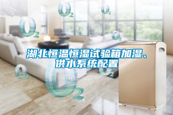 湖北恒溫恒濕試驗箱加濕、供水系統配置
