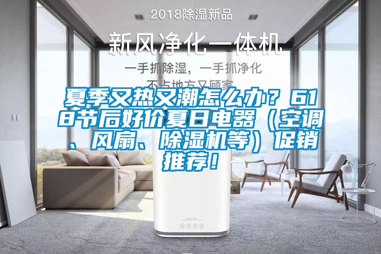夏季又熱又潮怎么辦？618節(jié)后好價夏日電器（空調(diào)、風扇、除濕機等）促銷推薦！