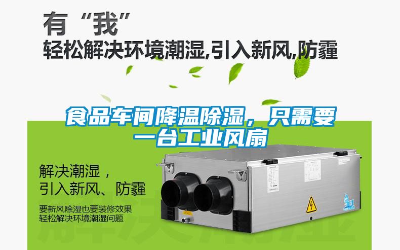 食品車間降溫除濕，只需要一臺工業(yè)風扇